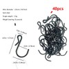 XINGSUI 40 Pieces s Hooks, Detachable Metal Hooks, Multifunctional Hooks