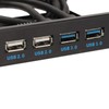 3.5 Inch Front Panel USB3.0 Hub High Speed 4 Port
