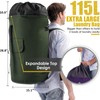 Laundry Bags Extra Large Heavy Duty, 115L Laundry Backpack, Sturdy