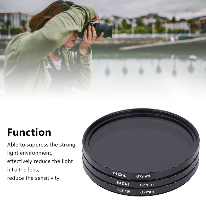 ND Filters Set HD Multi Layer Coating Anti Overexposure Anti