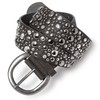 Caspar GU248 Women's Wide Belt Waist Belt with Rivets and