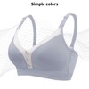 Wireless Nursing Bra V Shape Breastfeeding Breathable Maternity Bra with