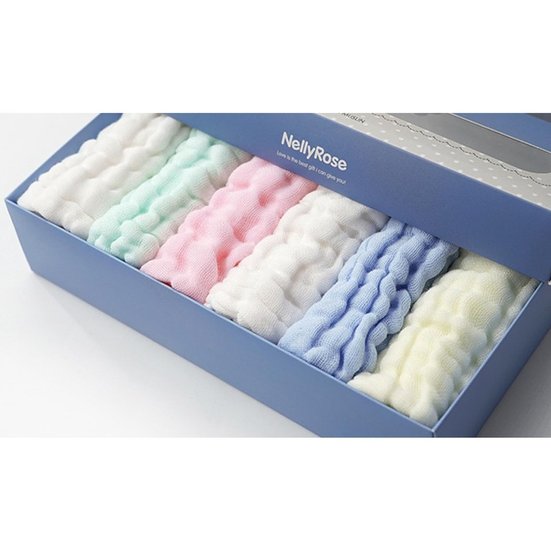 VOMOIT Toallitas de Muselina para Bebé, Paquete de 6, 6