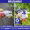 BugBane Outdoor Fly Trap with Bait Refills & Sticky Ribbons