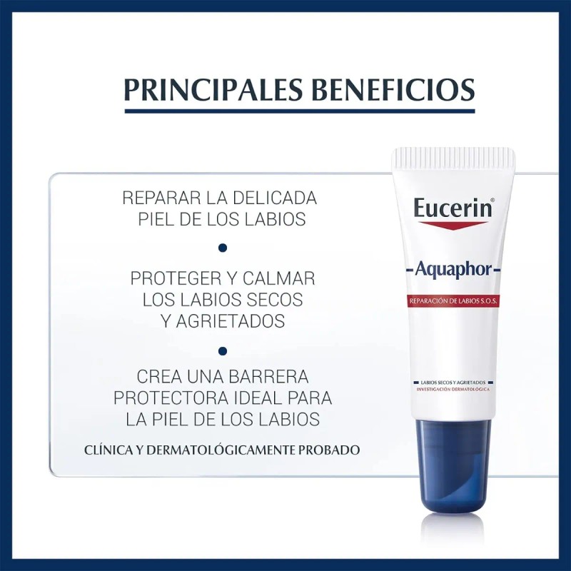 Reparador Labios Aquaphor 10ml Eucerin