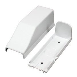 Legrand Wiremold NMW17 Nonmetallic Plastic Raceway for Extending Power, Transition Fitting for 1/2" Conduit, White (1 Pack)