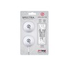 Zero Friction Spectra 2 Ball/Tee Pack, White