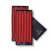 Colonial Dripless 12-Inch Candle with Classic Tip, Red