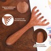 BORNBYME Sandalwood Gua Sha Massager, 6 Claws Scraping Massage Comb