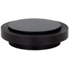 EVI Herrajes Adhesive Door Stop, Black Lacquered Stainless Steel, Modern