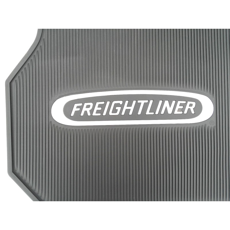Freightliner Columbia/Coronado OEM Black Rubber Floor Mats 2 Pc Cab