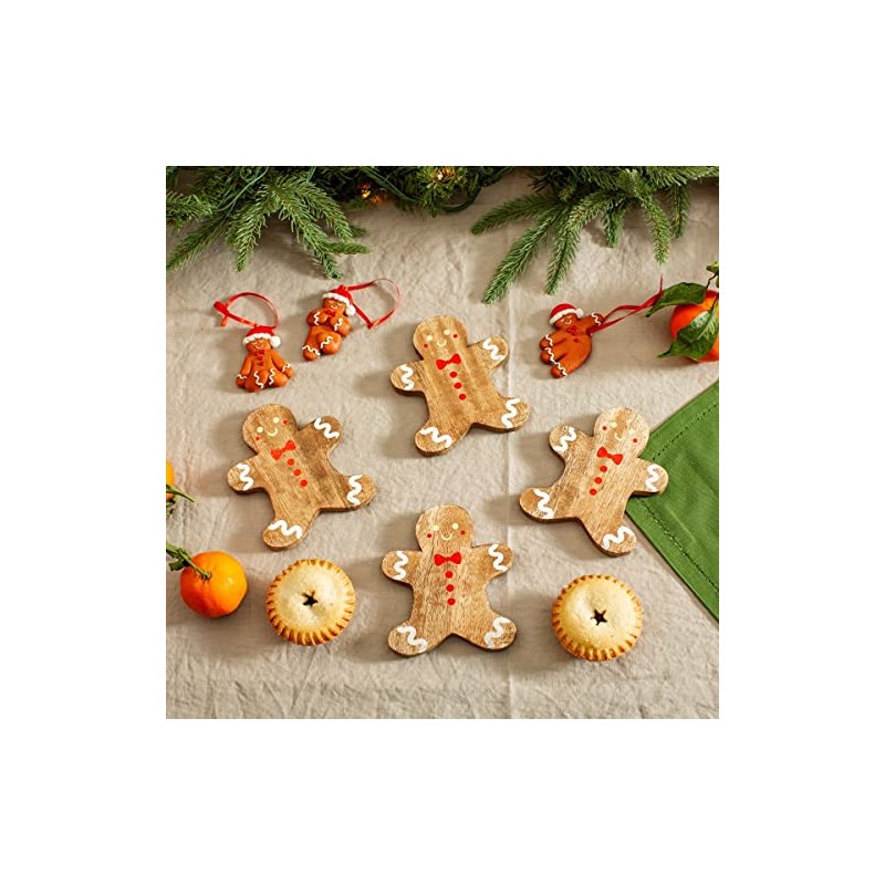 Sass & Belle Gingerbread Coaster - Set of 4