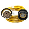 Parkworld 692019 Shore Power Adapter Cord Marine 50A Plug SS2-50P