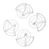 KOMBIUDA 4 Pieces Protective Circle Drone Accessories Drone Fan Blades