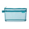 DESIGNPHIL Midori 41835006 Pen Case, Mesh Pen Pouch, Blue A
