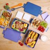linoroso Stackable Bento Box Adult Lunch Box | Meet All