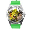 TAPORT Green Leather Round Watch for ogre Fans