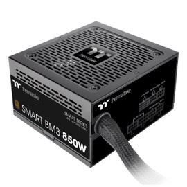Thermaltake Smart BM3 850W 80Plus Bronze ATX 3.0 & PCIE 5.0 Ready Semi-Modular Power Supply; 105°C/221°F Japanese Capacitor; 5 Year Warranty; PS-SPD-0850MNFABU-3