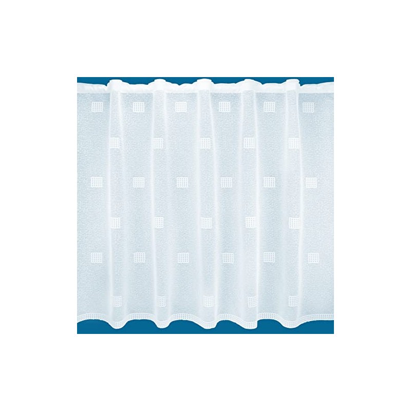 NetCurtainsUK Cuba White Great Value Semi Plain Net Curtain Sold