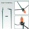 50pcs Christmas Light Yard Stakes Universal 9inch Tall Ground Lights