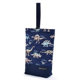 COLORFUL CANDY STYLE Shoe Case with Gusset, For Boys and Children, Elementary School Students, Nursery School, Kindergarten Entrance Goods, Dinosaur Museum N3246800