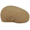 Kangol Wool 504 Flat Cap, Brown (Camel), 2X-Large