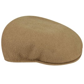 Kangol Wool 504 Flat Cap, Brown (Camel), 2X-Large