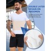 MISS MOLY Compression Shirts For Men Tummy Control Gynomastica Slimming