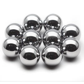 HiPicco 10pcs 14mm Bearing Balls 304 Stainless Steel G100 Precision Balls，14mm/apr.0.55" Precision Bearing Balls