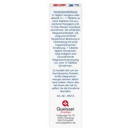 Doppelherz Doppelherz Magnesium 600 Tag und Nacht 2-Phasen-DEPOT - Magnesium trägt zur normalen Muskelfunktion bei - Hochdosiert - 30 DEPOT-Tabletten