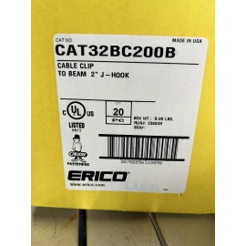 ERICO CADDY (20) Erico Caddy CAT32BC  Cable Support ATTACHED BEAM CLAMP Nvent Cat32BC200B
