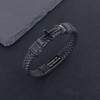 YOUFENG Urn Bracelet for Human Ashes Leather Cremation Cross Bracelet