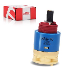 JL02BJ HL-40 Pressure Balancing Cartridge, 40mm Ceramic Pressure Balance Cartridge, Faucet Cartridge Replacement for Tub and Shower Faucet, Replace Kissler 46-6213, EZ-Flo 90030 (JL02BJ)