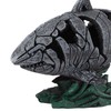 Shark Sculpture Hollowed Waterproof Resin Durable 7.3in Long 4.5in Wide