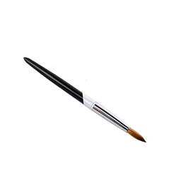 16# Acrylic Nail Brush 8# Acrylic Powder Nail Art Pen Metal Handle for Professional and Personal Nail Salons Pack of 1