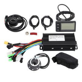 Electric Bike Conversion Kit 26A Controller S866 Display Panel 130X Thumb Throttle and Power Off Sensor for 500W 750W Motor