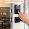 Probrico Keyless Entry Door Lock with Handle, Smart Locks for