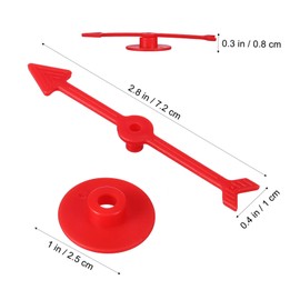 BESPORTBLE 25pcs Game Board Arrow Pointers Plastic Game Accessories for Exciting Party Fun Easy to Use for Classroom and Home Activities