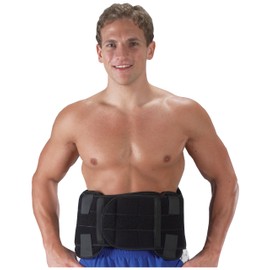 Bilt-Rite Mastex Health Lumbo Protech Extreme Back Support, Black, Small