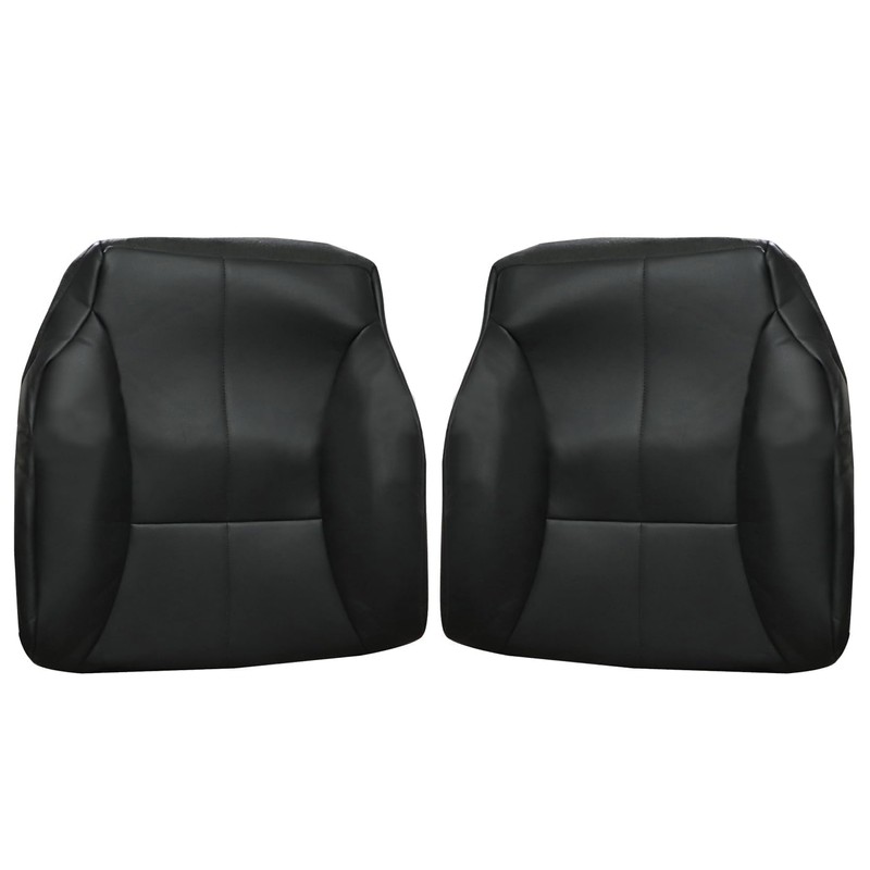 NLQR Driver and Passenger Side Bottom Replacement Microfiber Leather Seat