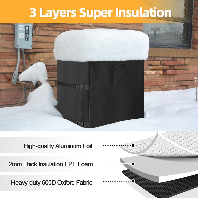 Winter Air Conditioner Covers for Outside Units, Winter AC Cover