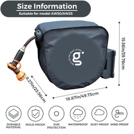 Giraffe Tools AW30/ AW25 Garden Hose Reel Cover UV Resistant, Waterproof Cover for Giraffe Hose Reel Anti-fading