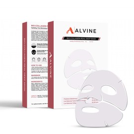 ALVINE Bio-Collagen Deep Face Mask, (4 Counts) Overnight Hydrating Mask, Pure Deep Collagen For Elasticity (Trending on Tik-Tok)