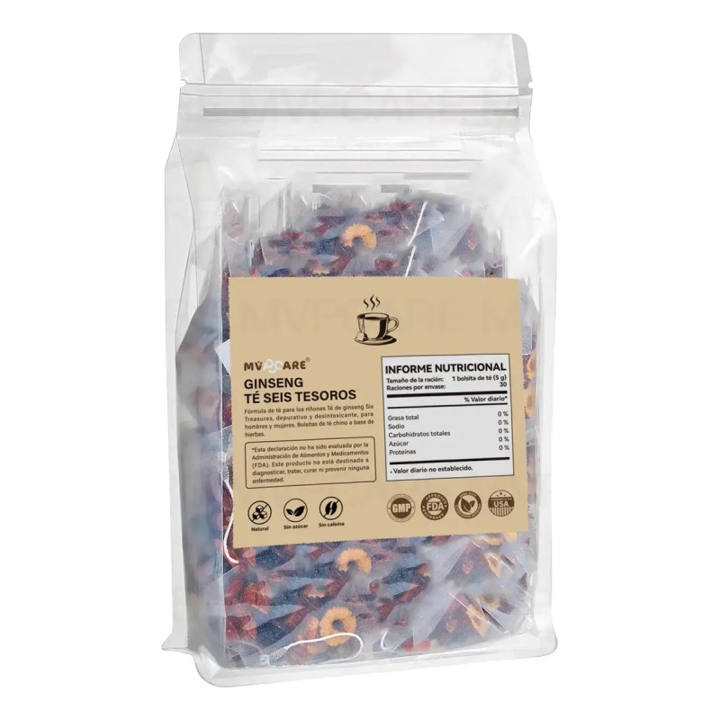 Herbal Riñón Ginseng Cinco Tesoros Sobres