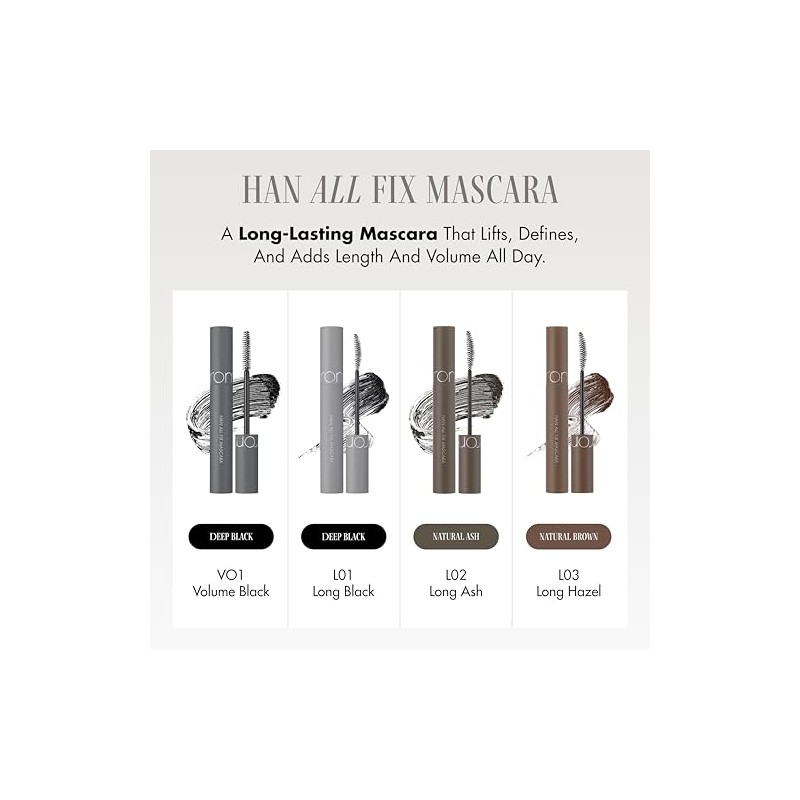 Han All Fix Mascara - L03 Long Hazel by Rom&nd