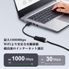 BORIO USB-C Wired LAN Adapter, LAN Converter Adapter, 1 Gbps,