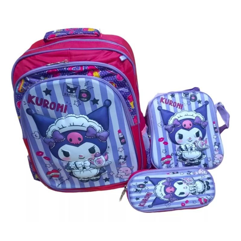 Misorel Kit Lonchera Y Lapicera Para Niñas Con Luz Led