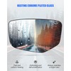 Driver Side Heated Mirror Glass with Backing PlateFit for Honda