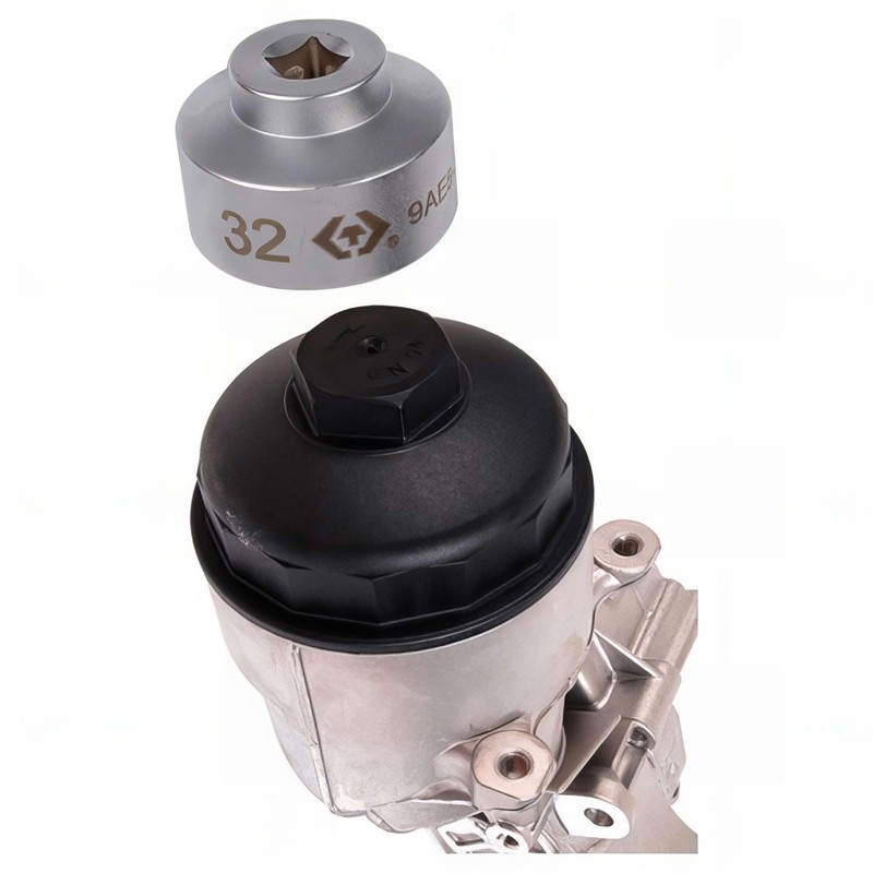 Vaso 3/8" para filtro de aceite 30mm