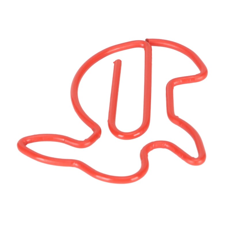 100 Pcs Rabbit Shaped Paper Clip Creative Cute Cartoon Animal